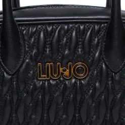 Bauletto a Mano LIU JO Better con Lavorazione Trapuntata a Treccia Nera