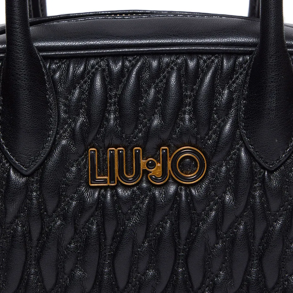 Bauletto a Mano LIU JO Better con Lavorazione Trapuntata a Treccia Nera