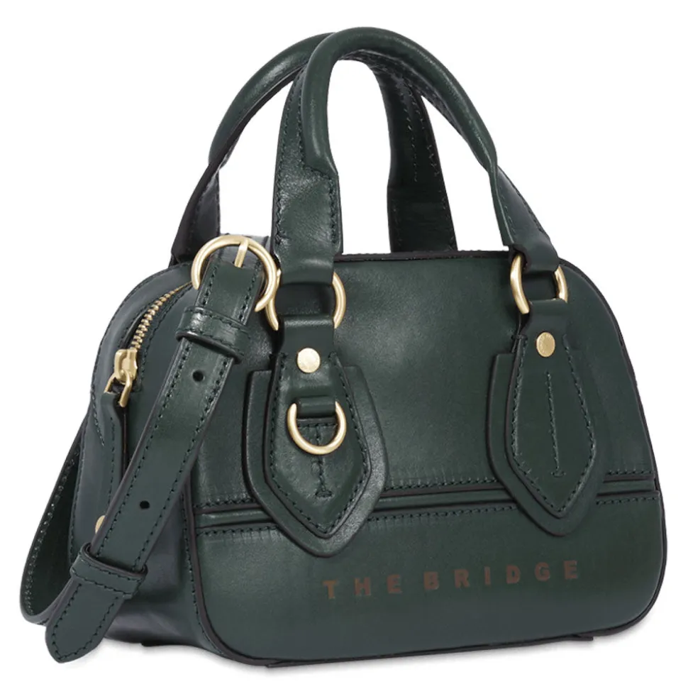 Bauletto Donna Mini THE BRIDGE linea Daphne in Pelle Verde