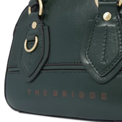 Bauletto Donna Mini THE BRIDGE linea Daphne in Pelle Verde