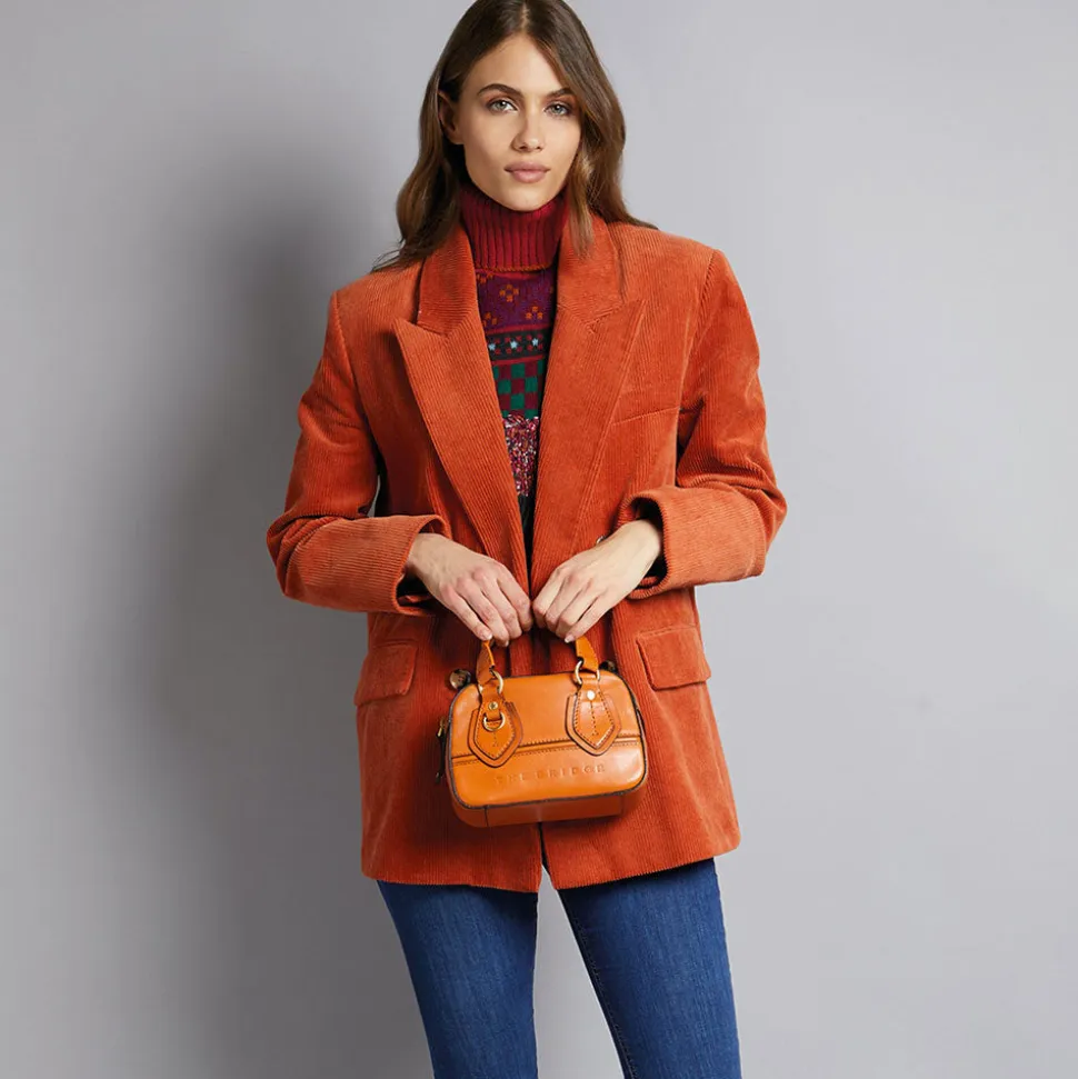 Bauletto Donna Mini THE BRIDGE linea Daphne in Pelle Verde