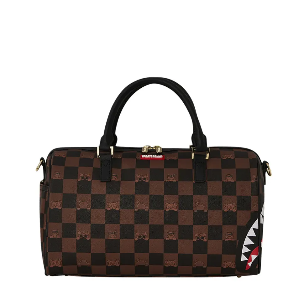Bauletto SPRAYGROUND stampa Peeking Character Check
