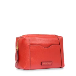 Beauty Case THE BRIDGE linea Gemma Travel in Pelle Arancio Bruciato