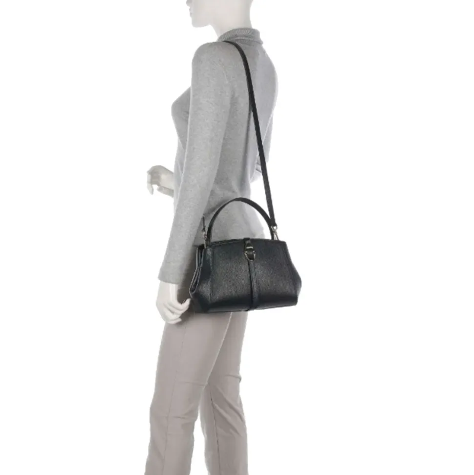 Borsa a Mano COCCINELLE Linea Chara in Pelle Nera