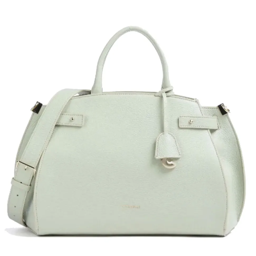 Borsa a Mano COCCINELLE Linea Klichè in Pelle Celadon Green
