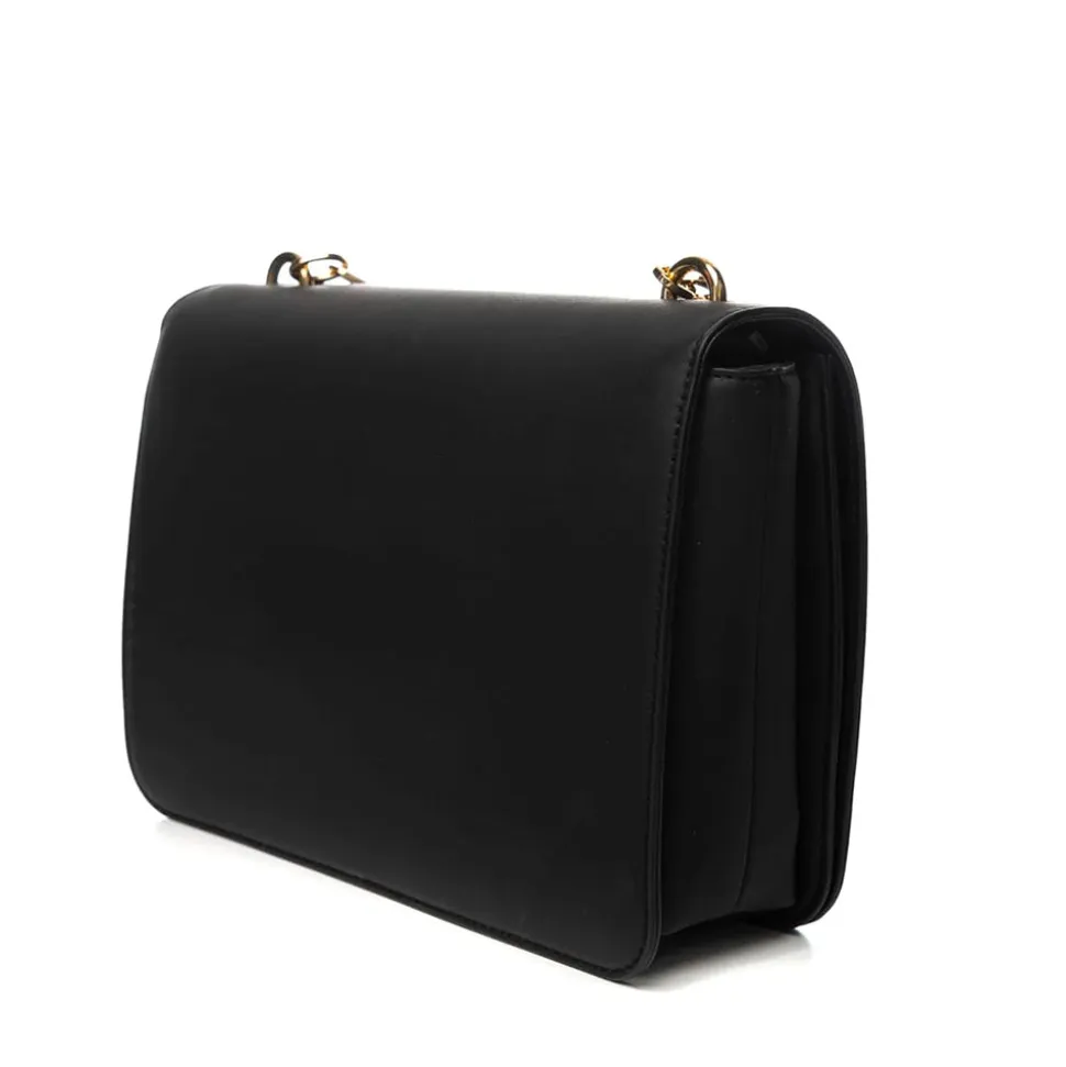 Borsa a Mano con Tracolla LOVE MOSCHINO linea Lovely Chain colore Nero