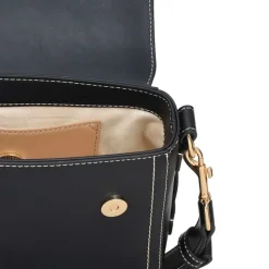 Borsa a Mano con Tracolla LOVE MOSCHINO linea Logo Eyelet Nera