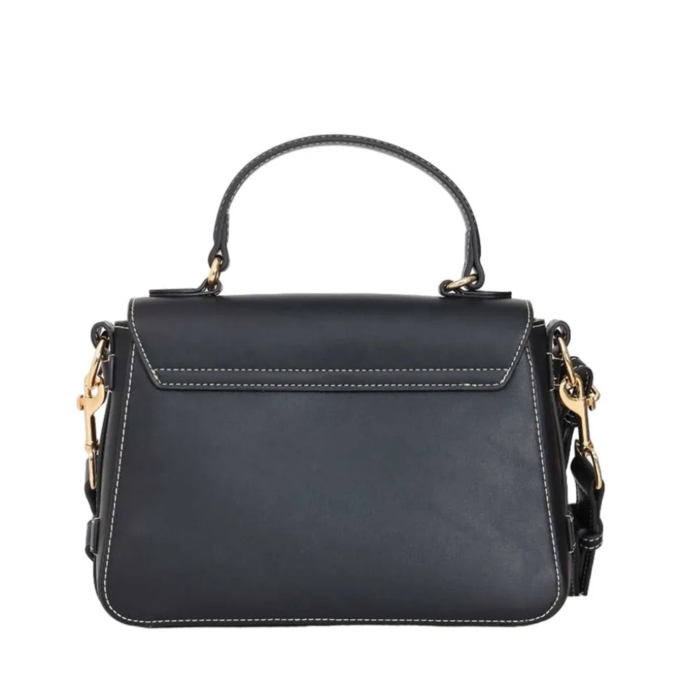 Borsa a Mano con Tracolla LOVE MOSCHINO linea Logo Eyelet Nera