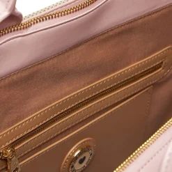Borsa a Mano con Tracolla LOVE MOSCHINO in Canvas Rosa Cipria