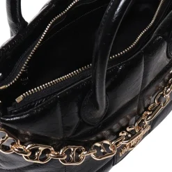 Borsa a Mano LOVE MOSCHINO linea Geometric Quilted Trapuntato Nero