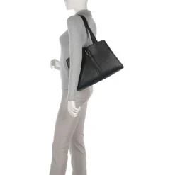 Borsa a Spalla COCCINELLE Linea Chara in Pelle Nera