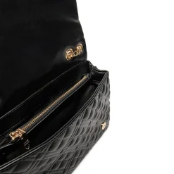 Borsa a Spalla e a Tracolla LOVE MOSCHINO linea Logo Quilt Nero
