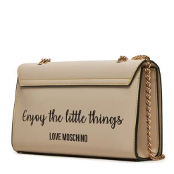Borsa a Spalla e a Tracolla LOVE MOSCHINO linea Enjoy The Little Things Avorio
