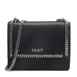 Borsa a Spalla e Tracolla CULT linea Kim Nera con Catena