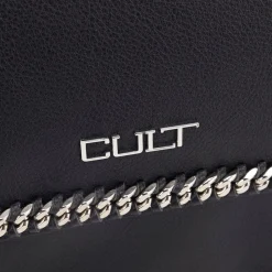 Borsa a Spalla e Tracolla CULT linea Kim Nera con Catena