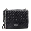 Borsa a Spalla e Tracolla CULT linea Bessie Nera con Borchie