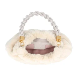 Borsa a Spalla LIU JO in Eco-Fur colore True Champagne