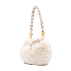 Borsa a Spalla LIU JO in Eco-Fur colore True Champagne