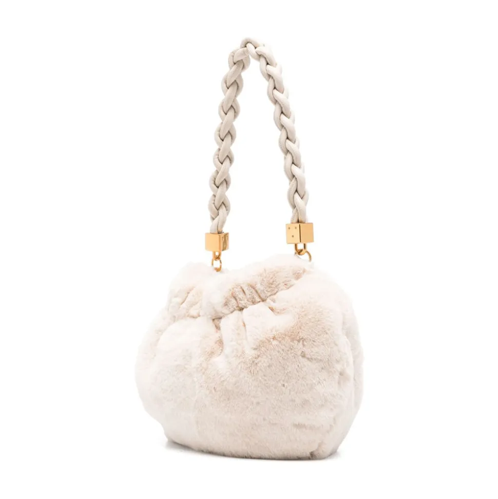 Borsa a Spalla LIU JO in Eco-Fur colore True Champagne