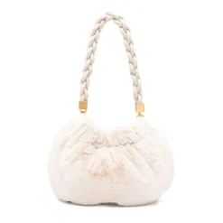 Borsa a Spalla LIU JO in Eco-Fur colore True Champagne