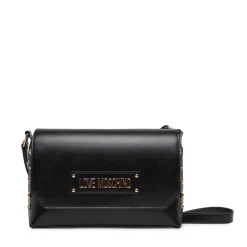 Borsa a Tracolla LOVE MOSCHINO Nera con Borchie