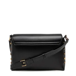 Borsa a Tracolla LOVE MOSCHINO Nera con Borchie