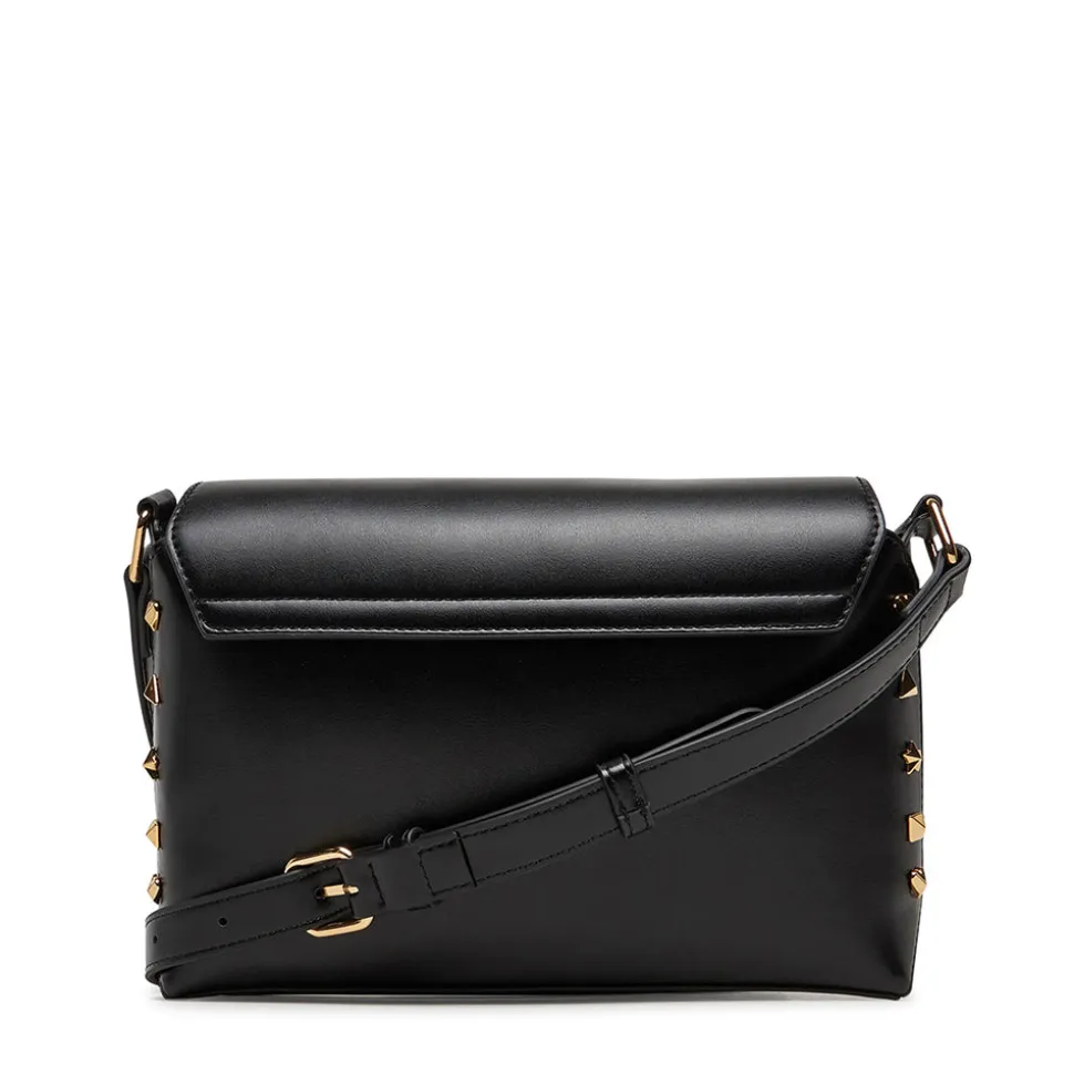 Borsa a Tracolla LOVE MOSCHINO Nera con Borchie