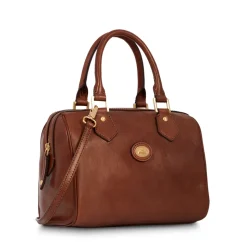 Borsa Donna a Bauletto a Mano THE BRIDGE in Pelle Marrone linea Story