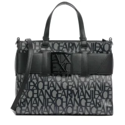 Borsa Donna a Mano ARMANI EXCHANGE colore Beige - Black Misura Grande