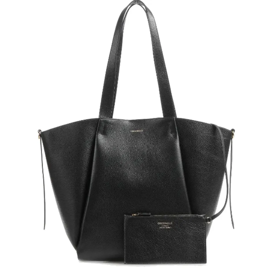 Borsa Donna a Mano COCCINELLE in Pelle linea Boheme Large colore Nero