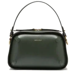 Borsa Donna a Mano COCCINELLE in Pelle linea Maleta Calf Cocker Small Colore Alga