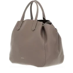 Borsa Donna a Mano COCCINELLE linea Soft Wear in Pelle Warm Taupe - Coffee