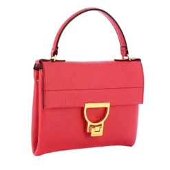 Borsa Donna a Mano COCCINELLE in Pelle Linea Arlettis Mini colore Cranberry