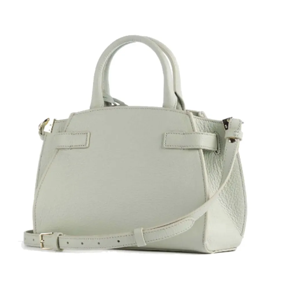 Borsa Donna a Mano COCCINELLE Linea Klichè in Pelle Celadon Green Misura Small