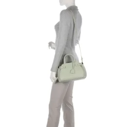 Borsa Donna a Mano COCCINELLE Linea Klichè in Pelle Celadon Green Misura Small