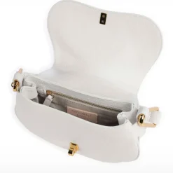 Borsa Donna a Mano COCCINELLE in Pelle Linea Magie Colore Brillant White Misura Small