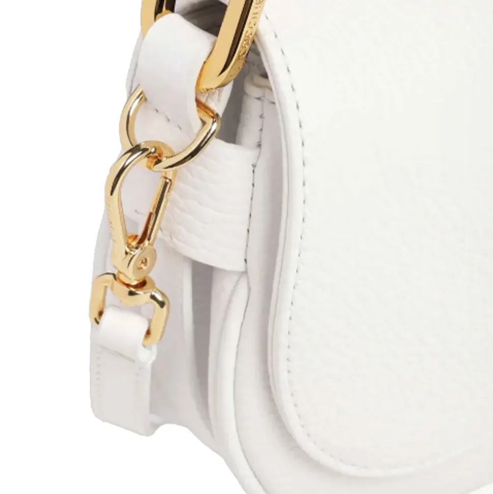 Borsa Donna a Mano COCCINELLE in Pelle Linea Magie Colore Brillant White Misura Small