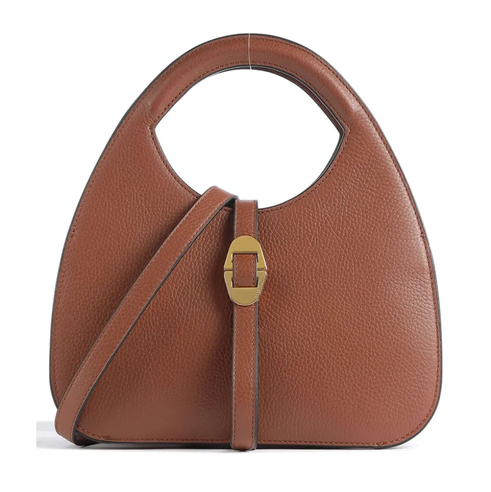 Borsa Donna a Mano COCCINELLE linea Cosima in Pelle colore Brule Small