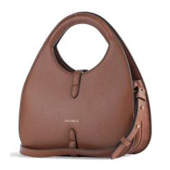 Borsa Donna a Mano COCCINELLE linea Cosima in Pelle colore Brule Small