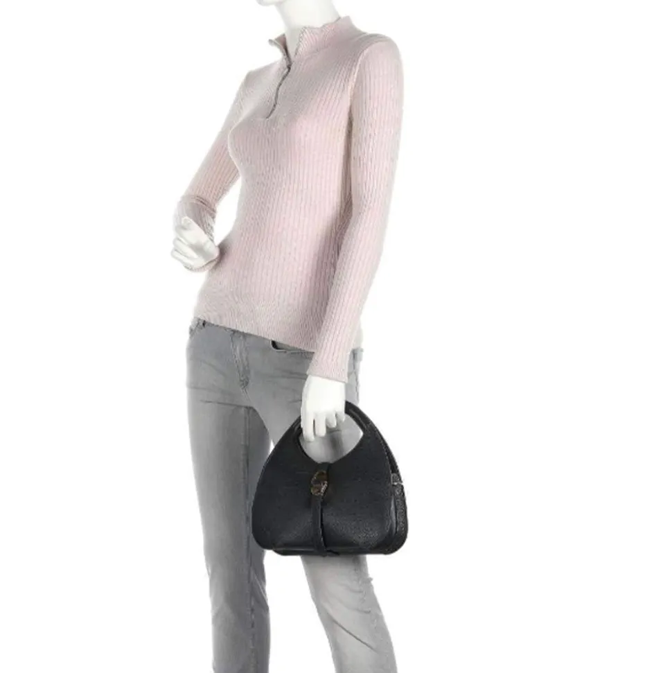 Borsa Donna a Mano COCCINELLE in Pelle nera della linea Cosima, Taglia Small