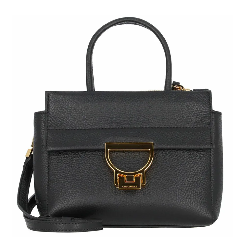 Borsa Donna a Mano COCCINELLE in Pelle linea Arlettis Colore Nero Misura Piccola