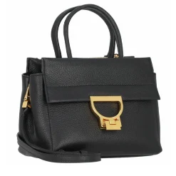 Borsa Donna a Mano COCCINELLE in Pelle linea Arlettis Colore Nero Misura Piccola