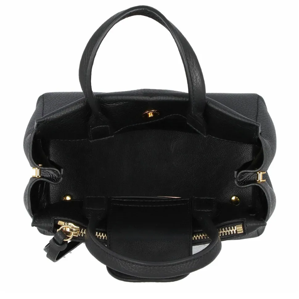 Borsa Donna a Mano COCCINELLE in Pelle linea Arlettis Colore Nero Misura Piccola