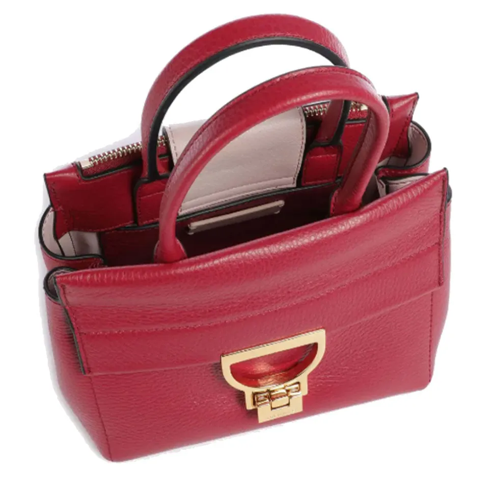 Borsa Donna a Mano COCCINELLE in Pelle linea Arlettis Colore Sangria Misura Piccola