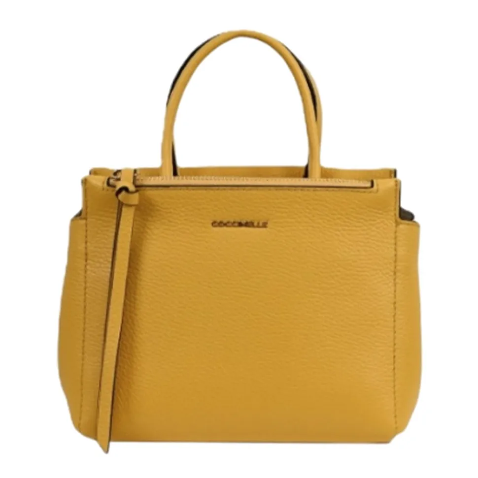 Borsa Donna a Mano COCCINELLE in Pelle linea Arlettis Colore Soleado Misura Piccola