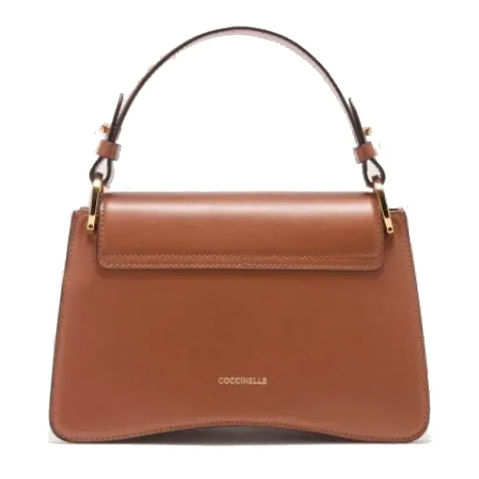 Borsa Donna a Mano COCCINELLE in Pelle linea C-Me Calf Cocker Small Colore Cuir