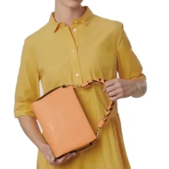 Borsa Donna a Mano COCCINELLE in Pelle Linea Boheme Small colore Sunrise - Pot