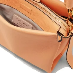 Borsa Donna a Mano COCCINELLE in Pelle Linea Boheme Small colore Sunrise - Pot