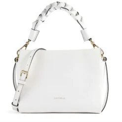 Borsa Donna a Mano COCCINELLE in Pelle Linea Boheme Small colore Brillant White - Celadon Green