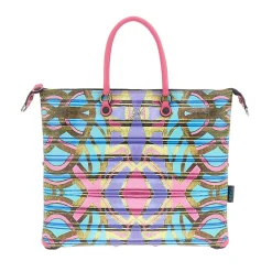 Borsa Donna a Mano con Tracolla GABS G3 PLUS Large in Pelle stampa Maori